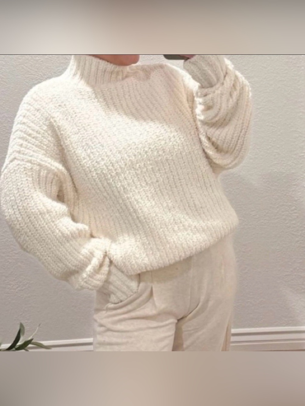 OFFLINE By Aerie Marshmallow Moves Turtleneck Sweater